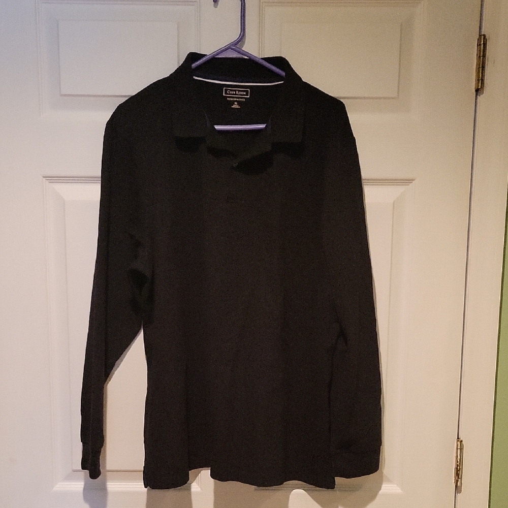 Club Room Black Polo Shirt
